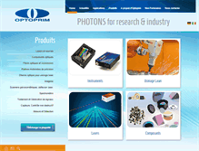 Tablet Screenshot of optoprim.com